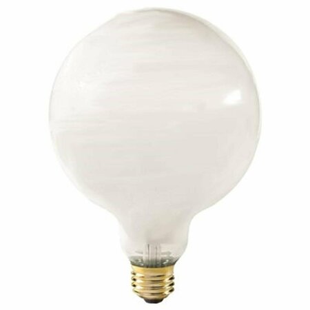 HARDWARE EXPRESS Satco Incandescent Decorative Lamp G40- 60 Watt - Gloss White 2474119